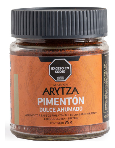 Arytza pimentón dulce ahumado 95g