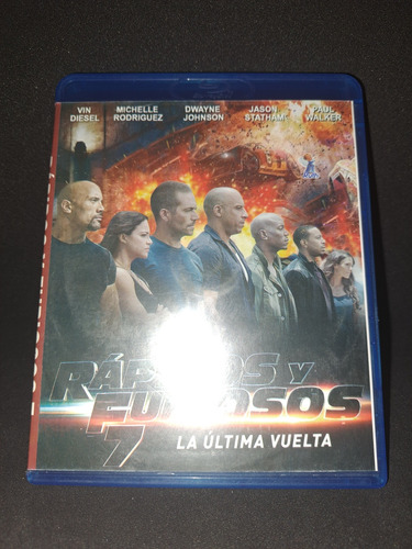 Rápido Y Furioso 7 Película Bluray Vin Diesel Acción 2015