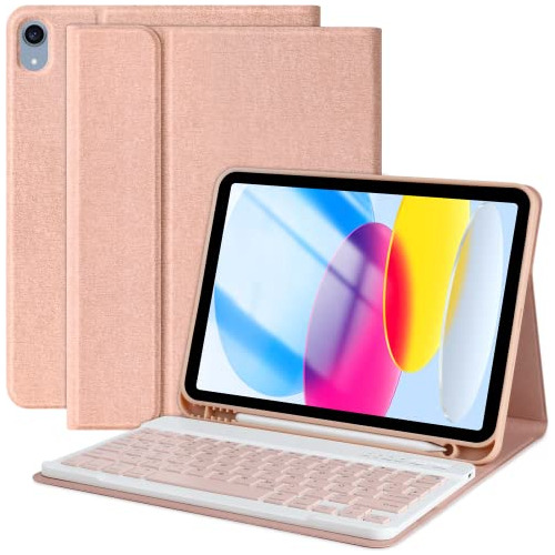 Coo Caja De Teclado Para iPad 10th Generation (2022,) Wmqxn