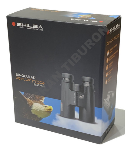 Imagen 5 de 5 de Binocular Shilba Raptor 8x42 Optica Premium Lentes Bk7