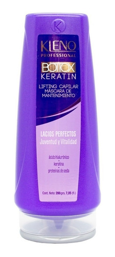 Kleno Bottox Keratin Máscara Lacios Perfectos Chica 3c