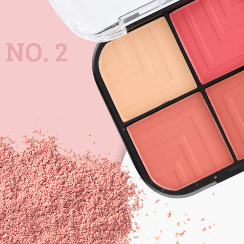 Rubor En Polvo Blush Sattin Matte Rostro, Elige Tono. Saniye Tono Del Maquillaje Blush Sattin Matte No. 2