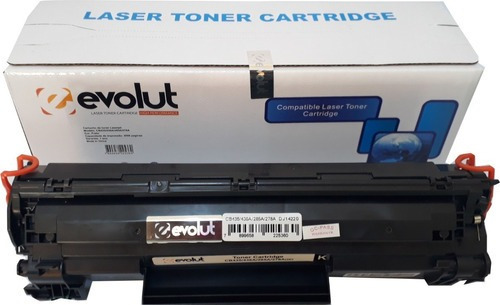 Toner Evolut Para Hp P1005 P1102w M1132 85a Ce285a Laserjet Tinta Preto