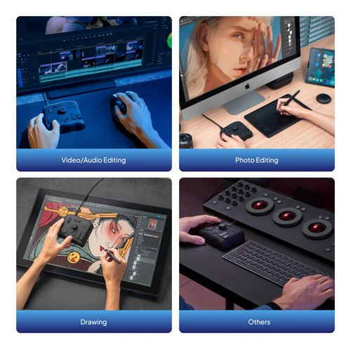 Controlador De Edición Tourbox Neo, Método Abreviado De Tecl