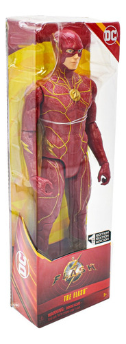 Figura De Flash Articulada 12 Pulgadas Color Rojo