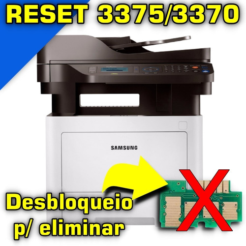 Reset Impressora 3375 3370 Trabalhar Sem Chip Toner Baixo 