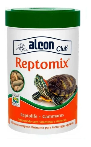 Ração Para Tartarugas Aquáticas Alcon Club 60g Reptomix