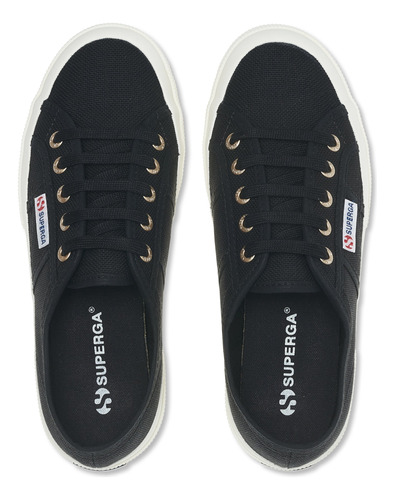 Zapatilla 2750 I Love Superga Ala-black-avorio Platinum