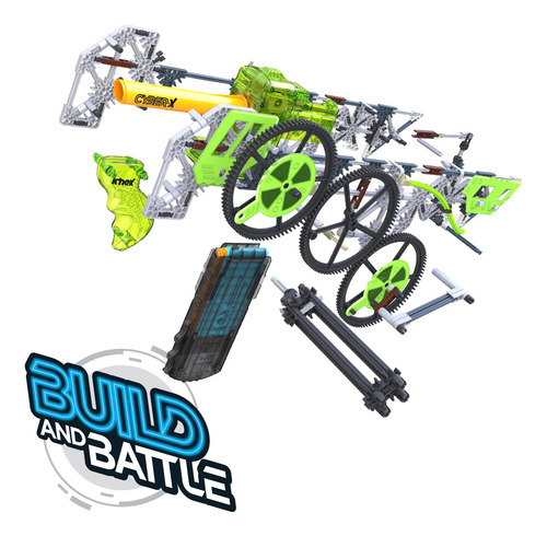 Juguete De Construcción K'nex Cyber-x C10 Crypto Crank Con M