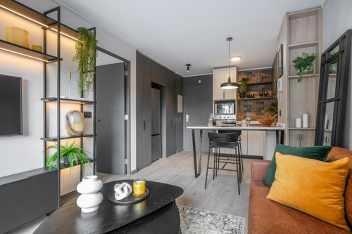 Dpto Nuevo 1d1b, Metro Santa Ana. Edificio Multifamily