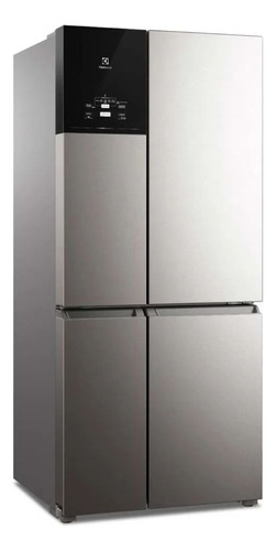 Heladera Refrigerador Electrolux Iq8s Multidoor 621 Litros Color Gris Oscuro