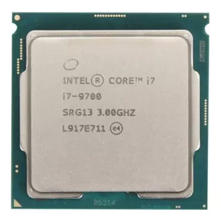 Processador gamer Intel Core i7-9700 BXC80684I79700 de 8 núcleos e 4.7GHz de frequência com gráfica integrada