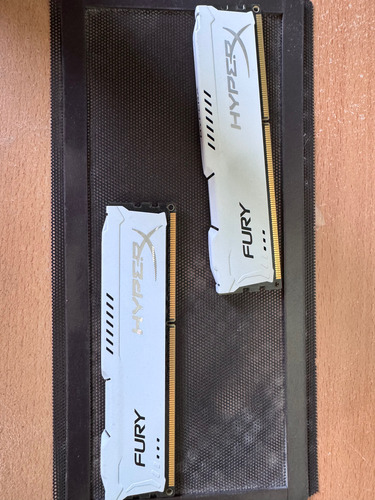 Hyperx Fury Memory White - 2x4gb Ddr3 Usadas (Usado)