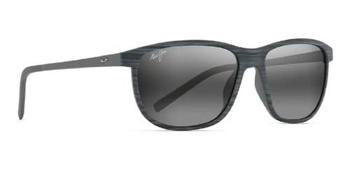 Imagen 2 de 3 de Lentes De Sol Maui Jim Dragon's Teeth Rayas Grises 811-11d
