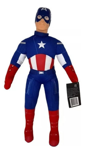 Muñeco Soft Capitan America  Avengers Original Hasbro