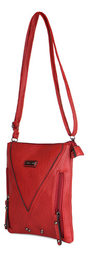 Cartera Bandolera Pascal Roja Anabella Sachi