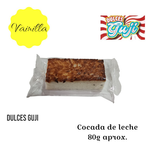 Cocada Artesanal Vainilla Guji (80g Aprox.)