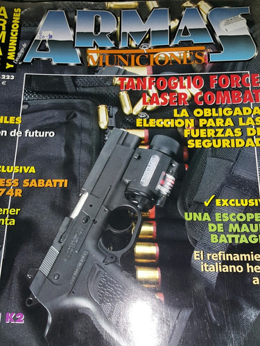Revista Armas Municione N 223 Tanfoglio Force Laser Combat 