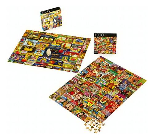 Spinmaster 2-pack Of 1000-piece Jigsaw Puzzles