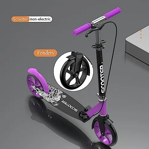 Patinete Plegable Para Niños A Partir De 6 Años, Adolescente