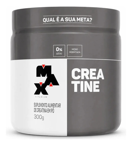 Creatina 300g Monohidratada Max Titanium