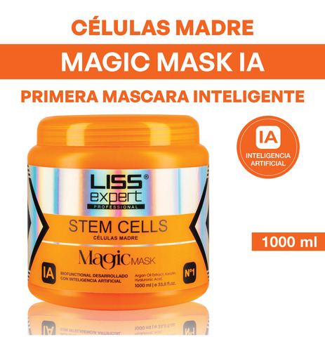 Células Madre Mascara Magic Mask Ia Liss Expert 1000 Ml