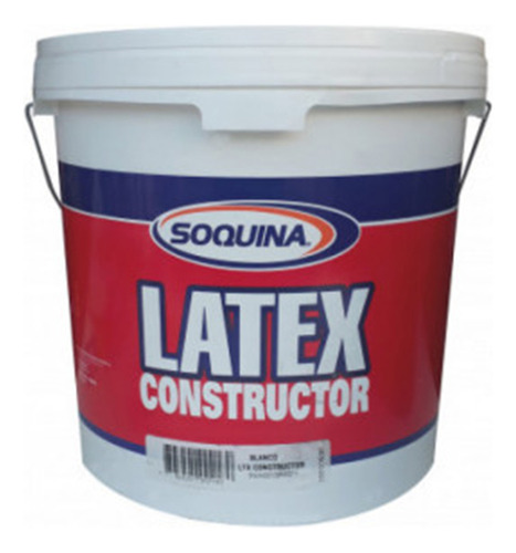 Látex Constructor 1 Tineta (4gl) Blanco Soquina Mimbral