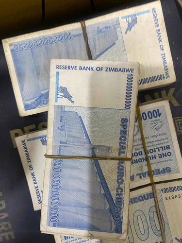 Zimbabwe  Special Agrocheques 100 Billion