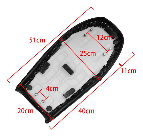 Asiento Universal De Moto Cafe Racer Asiento Plano