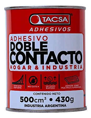  Cemento De Contacto Tacsa Adhesivo Hogar Industria X500 Cm3