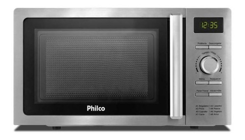 Micro-ondas Philco 20 Litros Inox Pmo23ip - 127 Volts