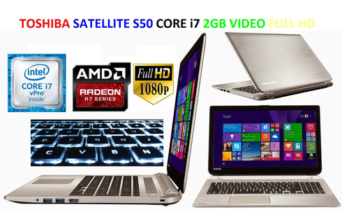 Toshiba S50 Core I7 2gb Video Full Hd 1tb Ultrabook Gamer