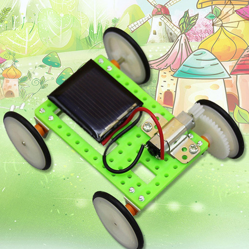 Mini Modelo De Coche Solar W, Manual De Bricolaje, Para Ense
