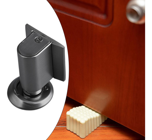 Tope De Puerta Para Montaje En Suelo, Protector De Pared,