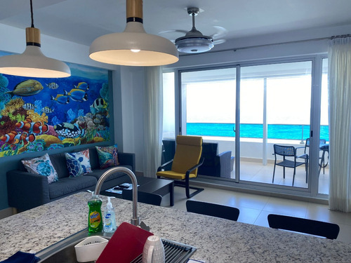 For Sale Apartamento En Playa Juan Dolio Las Olas De 2 Habitaciones Piso 7, En Oferta Amuebado