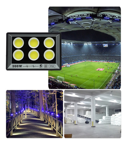 Proyector Led De 300 W, 220 V, Ip65, Lámpara Led Impermeable