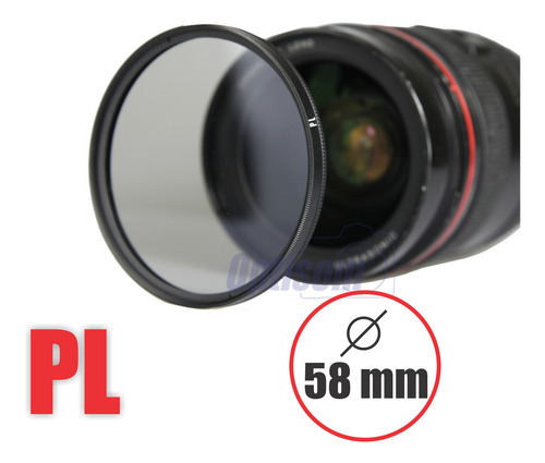 Filtro Polarizador Circular 58mm - Greika