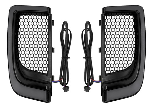 Parrillas Inferiores De Carenado De Motocicleta Luz Led...