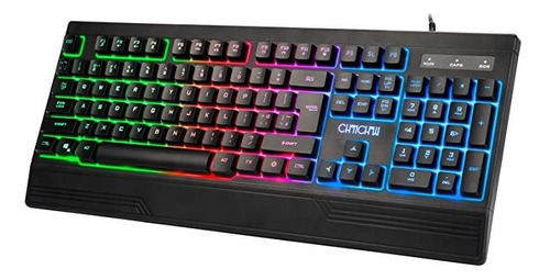 Teclado Rgb Para Juegos, Chonchow Led Rainbow Light Up Keys.