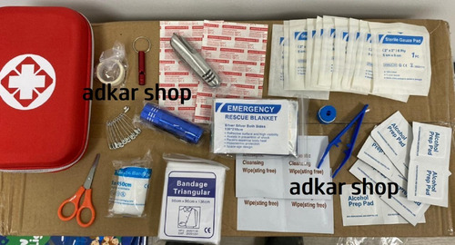 Imagen 3 de 4 de Pack X2 Botiquin Primeros Auxilios Emergencia Supervivencia