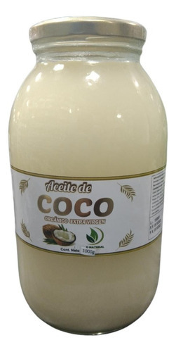  Aceite De Coco Organico 1000ml