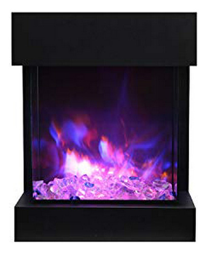 Tru-view Series Cube Chimenea Eléctrica De 3 Lados De 20 Pul