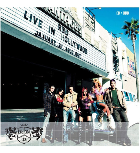 Rbd - Live In Hollywood - Disco Cd + Dvd - (15 Canciones)