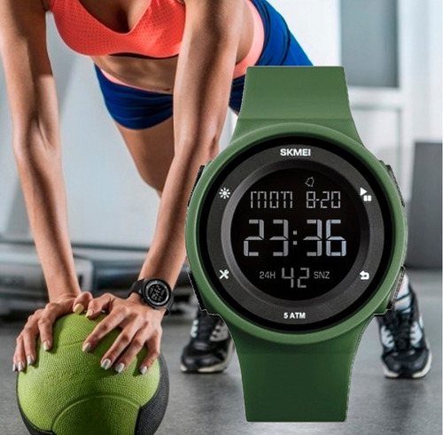 Imagen 2 de 8 de Reloj Mujer Skmei Deportivo 1445 Digital Sumergible 5atm