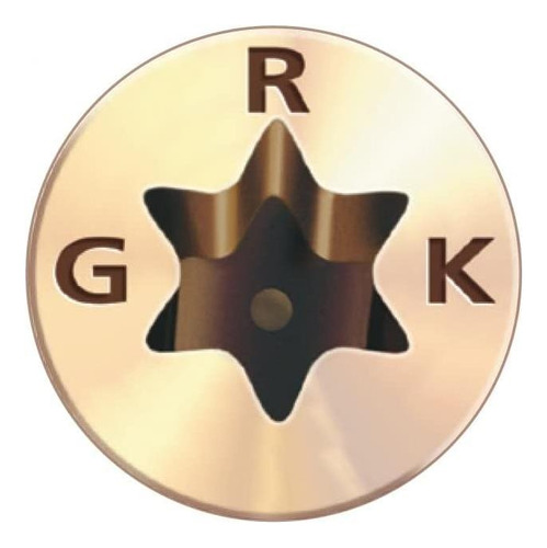 Grk R4 Tornillo X Color, 100 Recuento