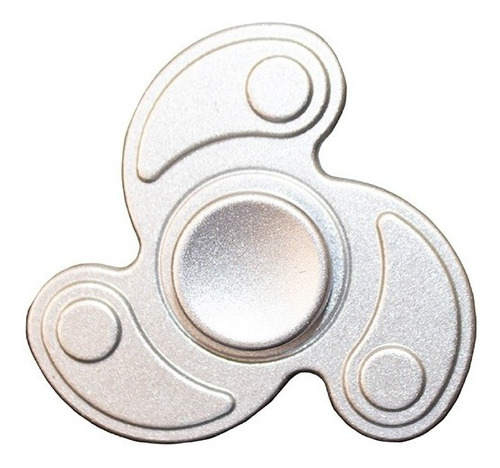 Juguete Antiestrés Fidget Spinner Metálico Tornasol 3 Picos