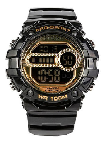 Reloj Strike Watch Yp-12573-05 Black/go Hombre Deportivo