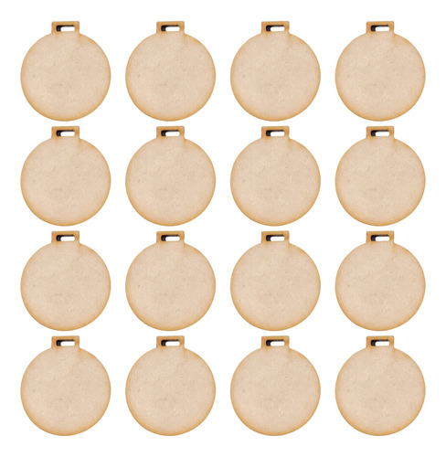 Medallas De Mdf Natural 5cm Diámetro 3mm X500 Premio Campeón