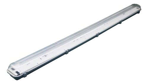 Kit 10 Luminária Hermética de teto Philips TCW063 Para 2 Lâmpadas Led Tubular 120cm