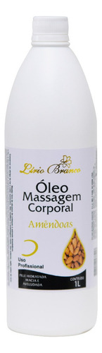 Óleo Hidratante Corporal 1 Litro Massagem Drenagem